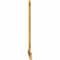 Ekena Millwork Portland Rough Sawn Timber Gable Bracket, Western Red Cedar, 108"W x 54"H x 2"D x 4"F, 12/12 Pitch GBW108X54X0204POR00RWR - alternate 5